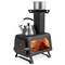 Portable Wood Camping Burning Stove Heater With 2 Cooking Positions